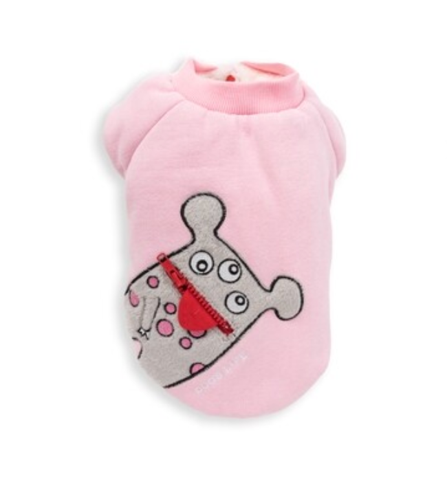 Dogs life monster hoodie pink s