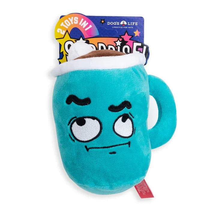 Dogs life mugman with marshmallow
