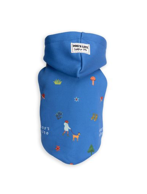 Dogs life nature loving pup winter blue m