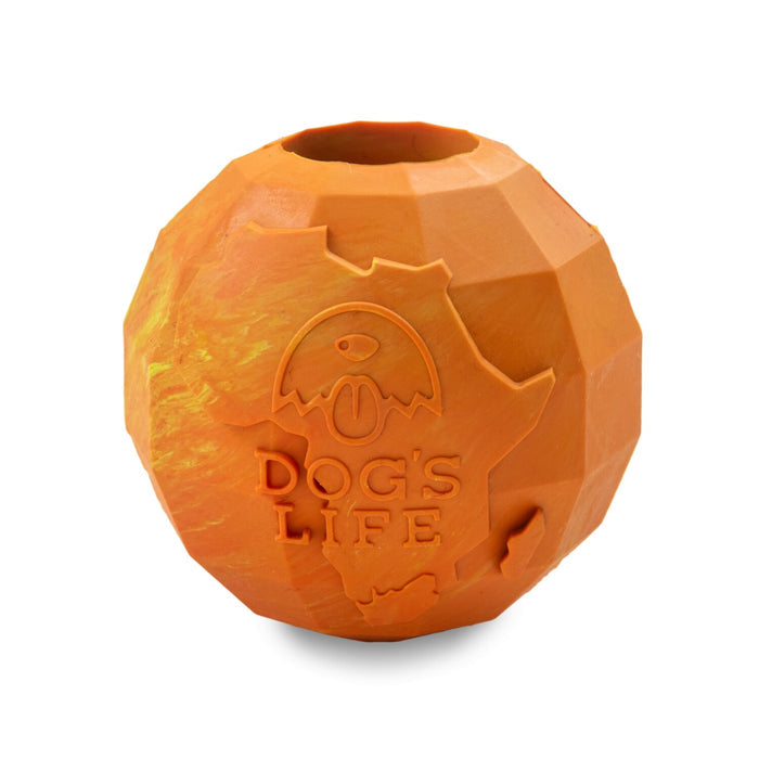 dogs life orange ball M