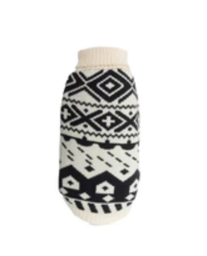 Dogs life roll neck boho sweater black M