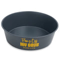 Dogs life stainless steel paws off bowl S