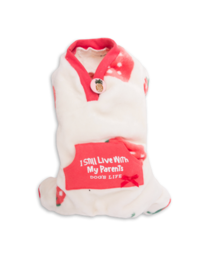 Dogs life Strawberry PJ pink XL