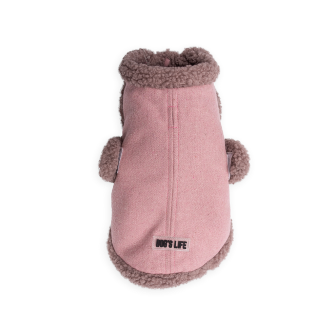 Dogs life wool winter jacket pink M