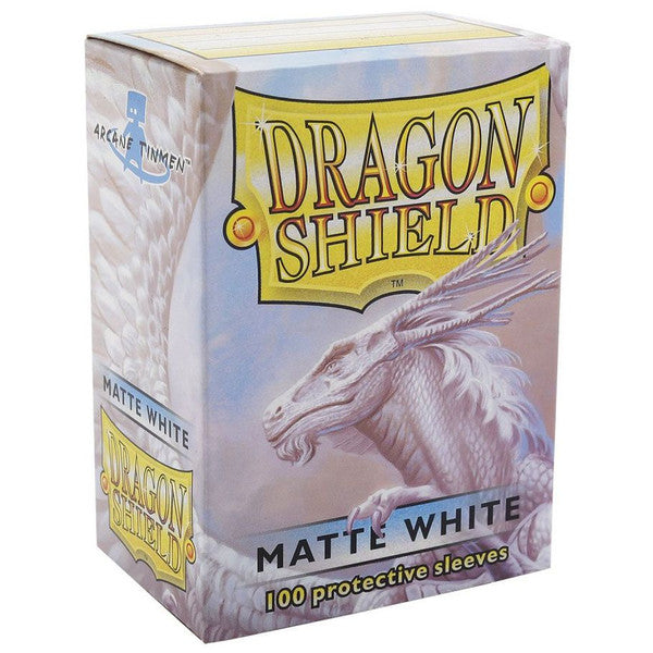 Dragon Shield Matte White Card Sleeves 100 pack