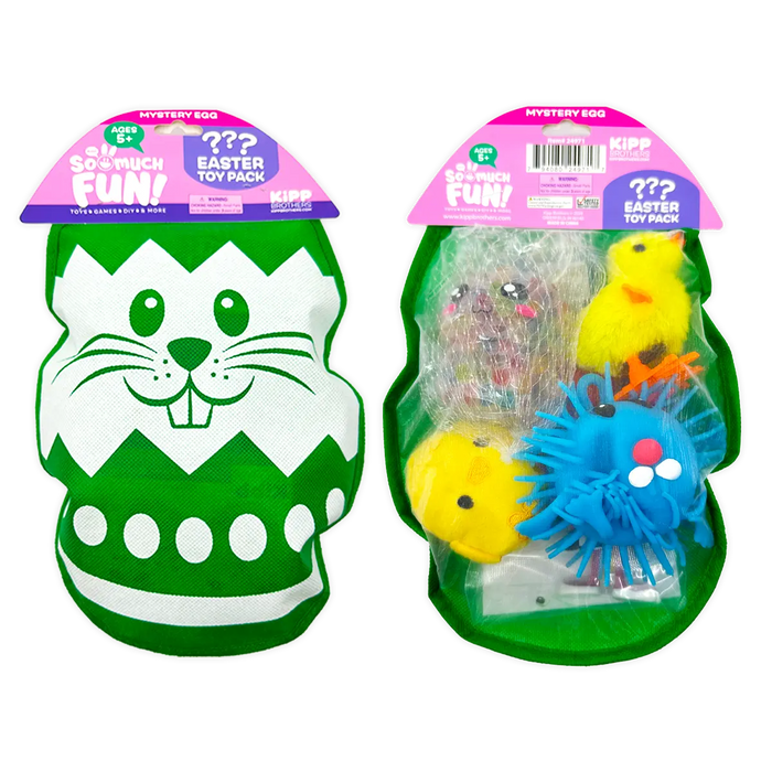 Easter Egg Mystery Toy Pack - 6 Pieces Per Retail Ready Display 24971 KIPP BROTHERS