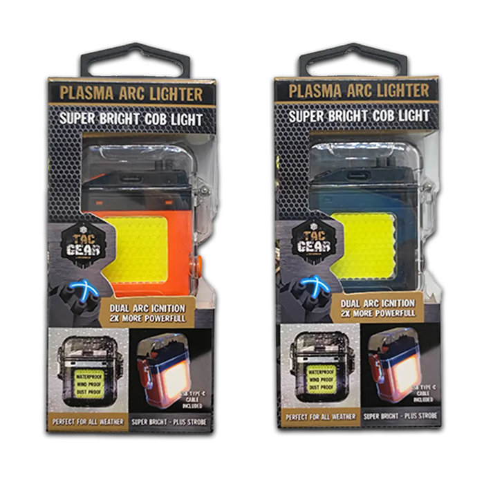 Electric Arch Lighter with COB Light - 6 Pieces Per Retail Ready Display 23847 TAC GEAR