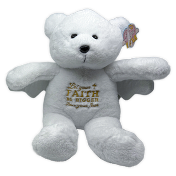 Emotional Support Angel Bear Plush Large - 4 Pieces Per Pack 26451