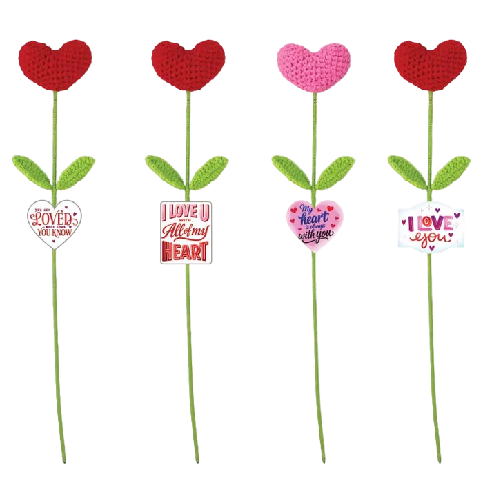 Emotional Support Crochet Comfort Blooms - 12 Pieces Per Retail Ready Display 26610