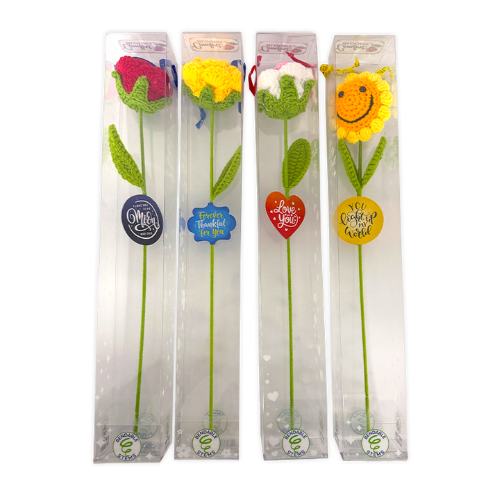 Emotional Support Crochet Comfort Blooms - 12 Pieces Per Retail Ready Display 26610