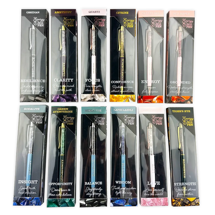 Energy Stone Pen - 12 Pieces Per Display 25920 NOVELTY INC