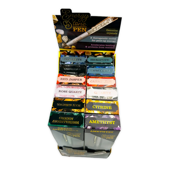 Energy Stone Pen - 12 Pieces Per Display 25920 NOVELTY INC
