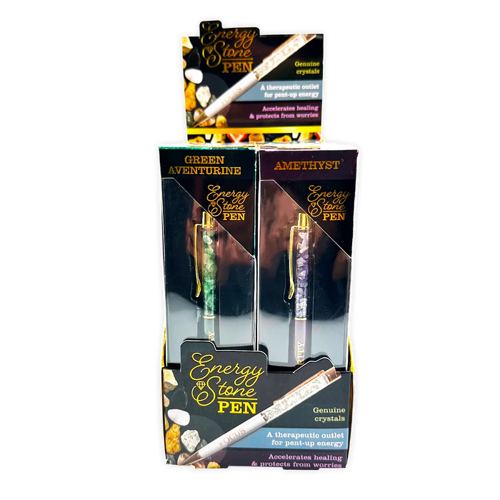 Energy Stone Pen - 12 Pieces Per Display 25920 NOVELTY INC