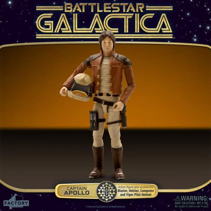 Factory Entertainment Battlestar Galactica 1978 Captain Apollo PRE SALE (January 2027)