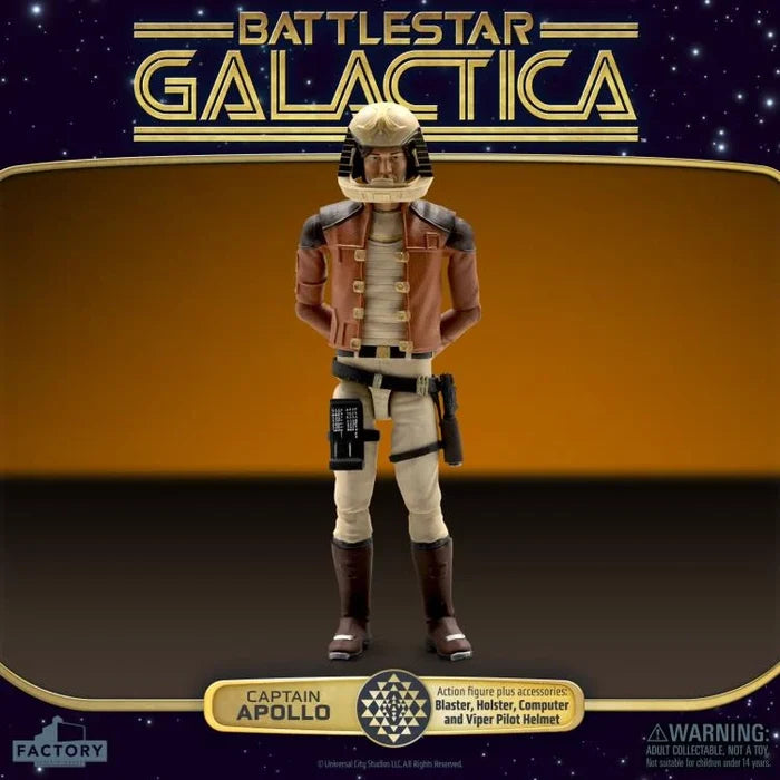 Factory Entertainment Battlestar Galactica 1978 Captain Apollo PRE SALE (January 2027)