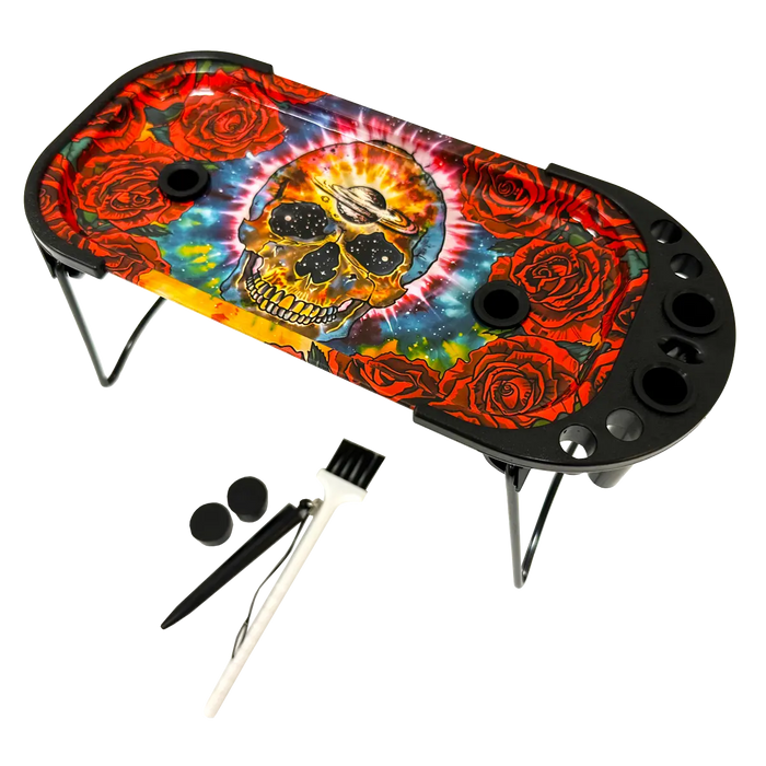 Folding Metal Tray Rolling Console - 6 Pieces Per Retail Ready Display 25267 SMOKEZILLA