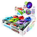 Friction Toy Car Light Up Jumbo Assortment - 6 Pieces Per Display 25030 KIPP BROTHERS
