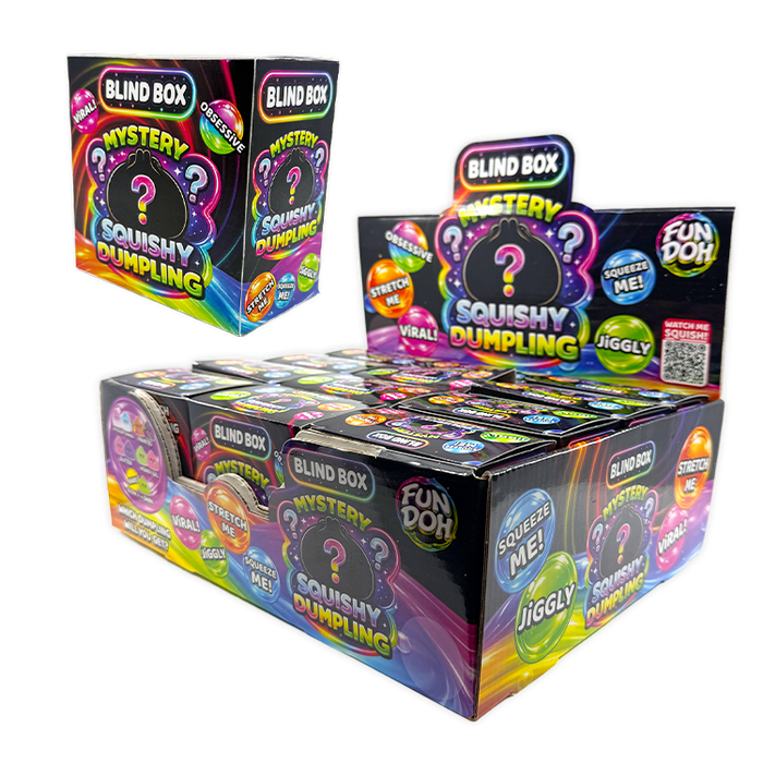 Fun Doh™ Blind Box Mystery Steamer Squishy Jelly Dumpling - 12 Pieces Per Retail Ready Display 26876