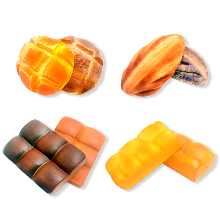 Fun Doh™ Squishy Bakery Slow Rise Foam Mega Bread - 6 Pieces Per Retail Ready Display 26891