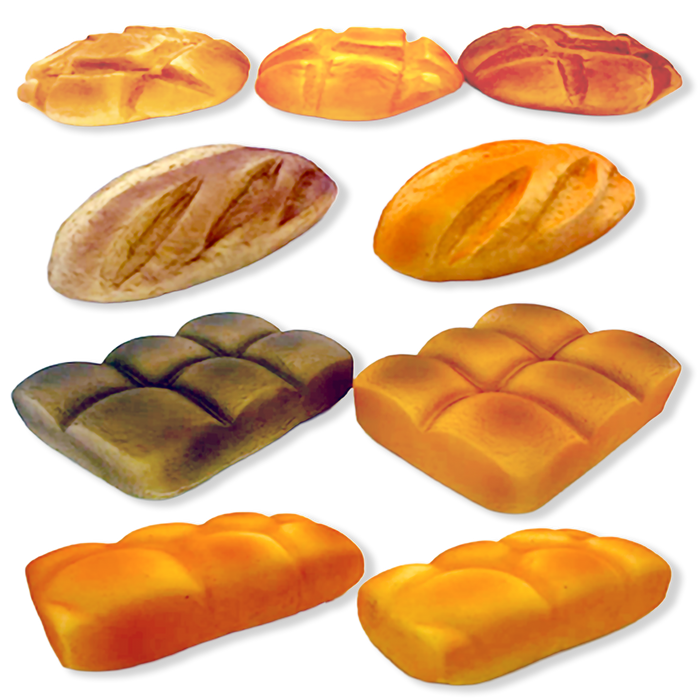 Fun Doh™ Squishy Bakery Slow Rise Foam Mega Bread - 6 Pieces Per Retail Ready Display 26891