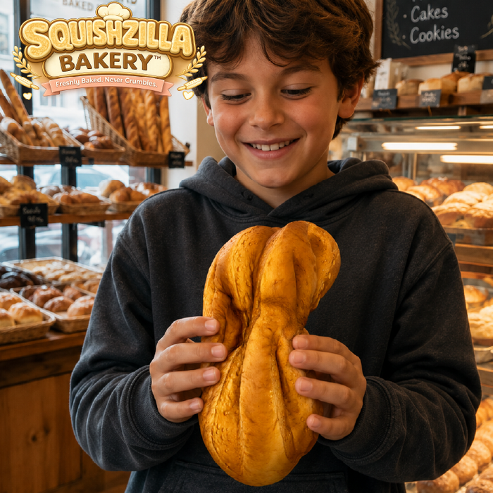 Fun Doh™ Squishy Bakery Slow Rise Foam Mega Bread - 6 Pieces Per Retail Ready Display 26891
