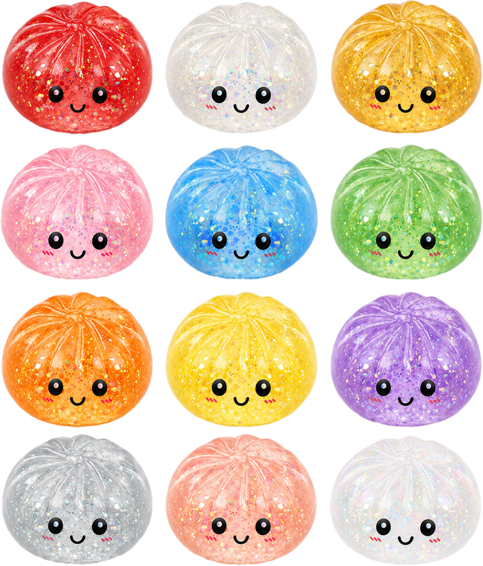 Fun Doh™ SquishZilla™ Fortune Cookie Jelly Dumpling Toy - 12 Pieces Per Retail Ready Display 26857