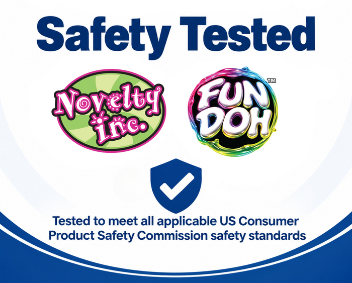 Fun Doh™ SquishZilla™ Jumbo Mega Slow Rise Foam Mash Monsters Squishy Toy - 6 Pieces Per Retail Ready Display 26863
