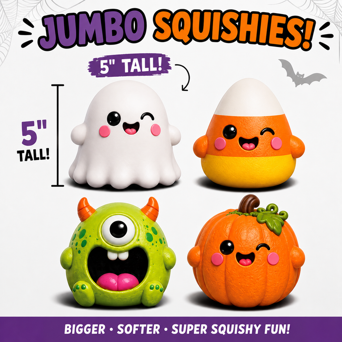 Fun Doh™ SquishZilla™ Jumbo Mega Slow Rise Foam Mash Monsters Squishy Toy - 6 Pieces Per Retail Ready Display 26863