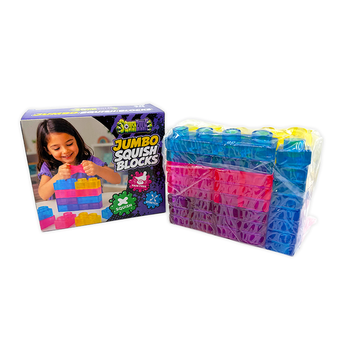 Fun Doh™ SquishZilla™ Large Squish Blocks - 6 Pieces Per Retail Ready Display 26870