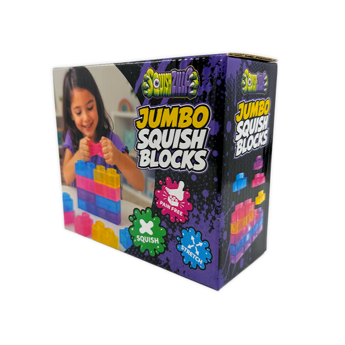 Fun Doh™ SquishZilla™ Large Squish Blocks - 6 Pieces Per Retail Ready Display 26870