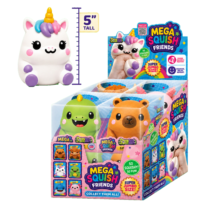 Fun Doh™ SquishZilla™ Mega Stretchy Squishy Friends Toy - 8 Pieces Per Retail Ready Display 27006