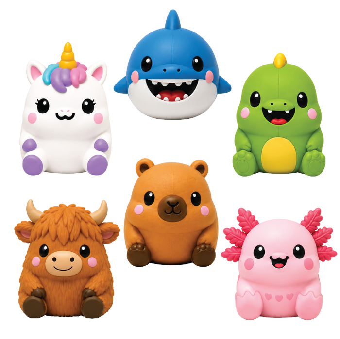 Fun Doh™ SquishZilla™ Mega Stretchy Squishy Friends Toy - 8 Pieces Per Retail Ready Display 27006