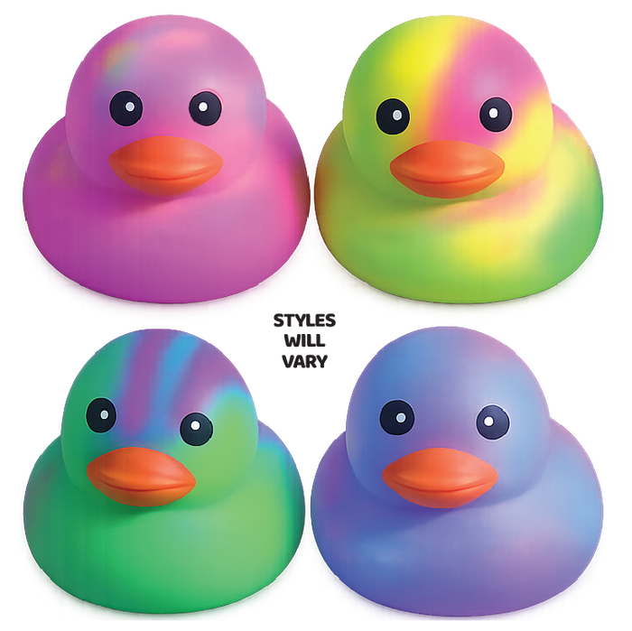 Fun Doh™ SquishZilla™ Mega Stretchy Squishy Tie Dye Duck - 8 Pieces Per Retail Ready Display 26811