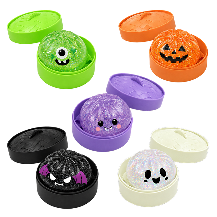 Fun Doh™ SquishZilla™ Spooky Steamers Jelly Dumpling Toy - 12 Pieces Per Retail Ready Display 26858
