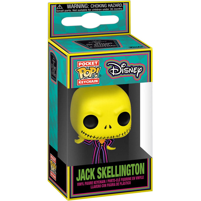 Funko Pocket Pop Keychain - Nightmare Before Christmas Jack (Blacklight)