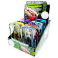 Glass Ashtray with LED Light-Up Design - 6 Pieces Per Retail Ready Display 23522 SMOKEZILLA