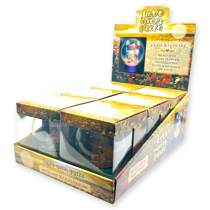 Glass Globe Keepsake - 6 Pieces Per Retail Ready Display 23741 NOVELTY INC