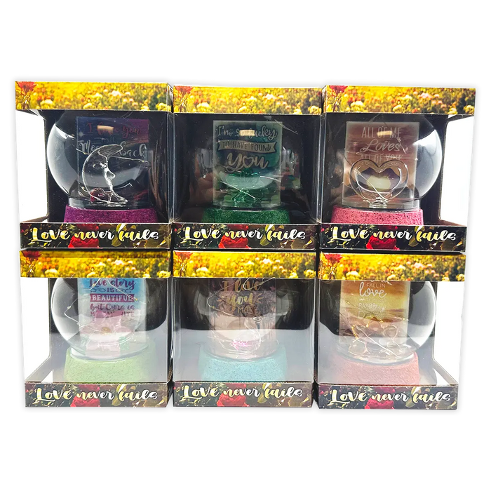 Glass Globe Keepsake - 6 Pieces Per Retail Ready Display 23741 NOVELTY INC