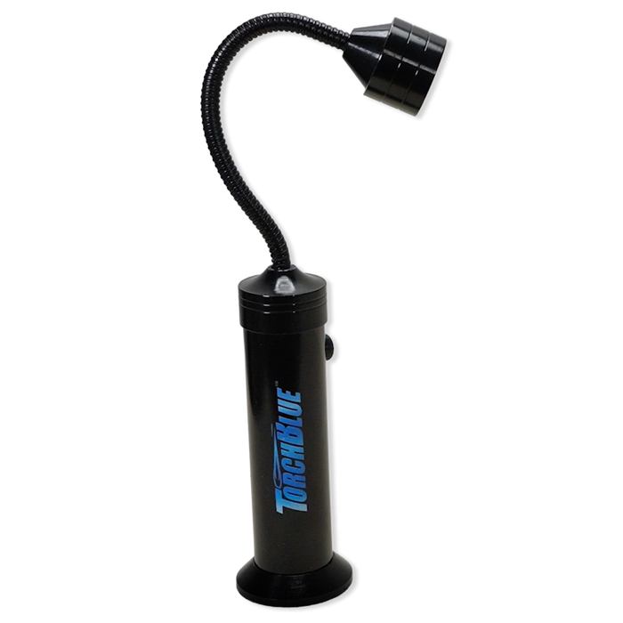 Grill LED Flashlight Matte Finish with Magnetic Stand - 6 Pieces Per Retail Ready Display 24969 TORCH BLUE