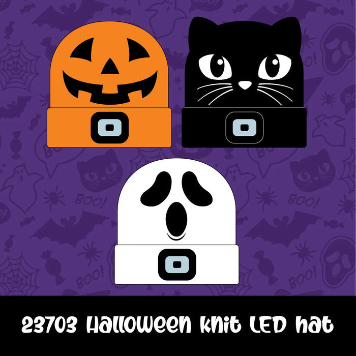 Halloween LED Hats - 6 Pieces Per Retail Ready Display 23703 NOVELTY INC