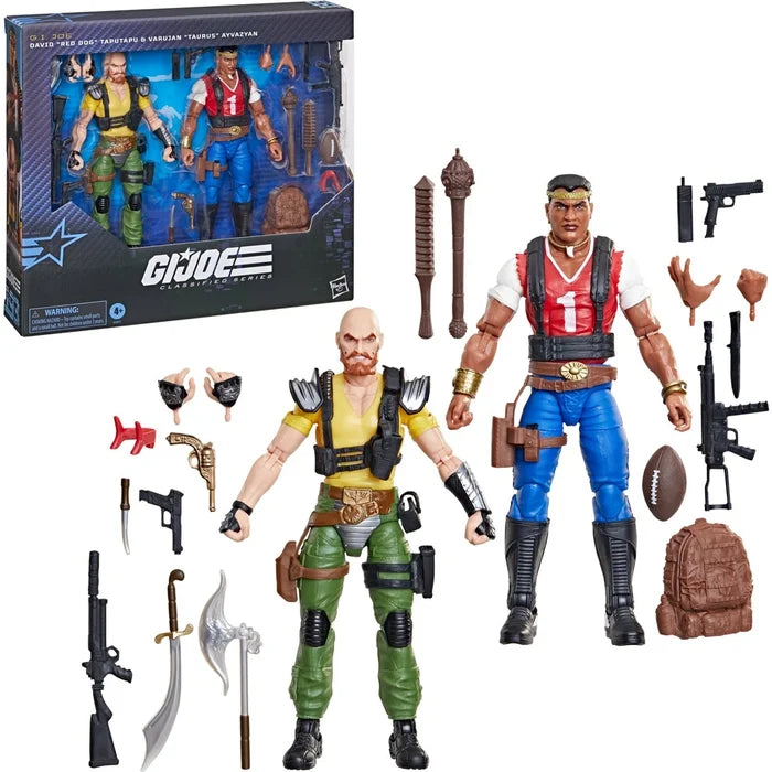 Hasbro GI Joe Classified Series David Red Dog Taputapu & Varujan Ayvazyan