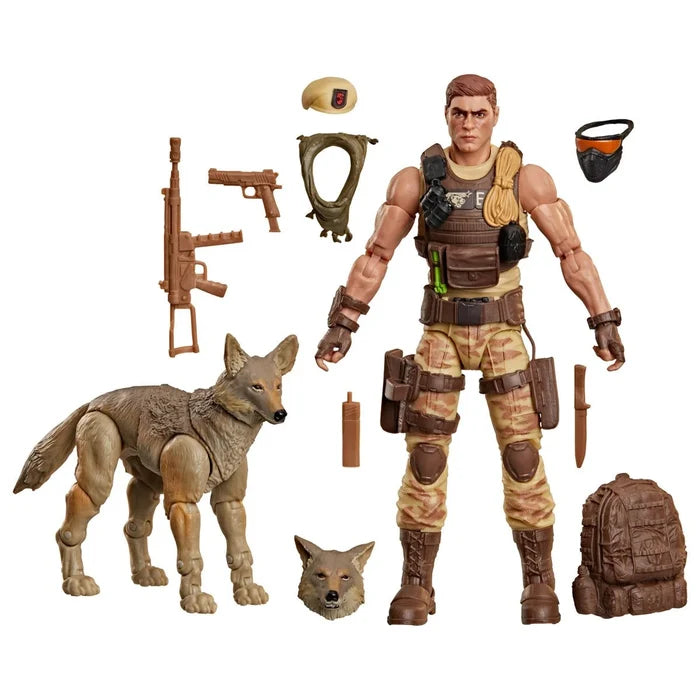 Hasbro GI Joe Classified Series Dusty & Coyote Sandstorm Figure and Pet PRE SALE (October 2026)