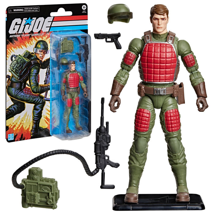 Hasbro GI Joe Classified Series Retro Cardback Anthony Flash Gambello PRE SALE (October 2026)