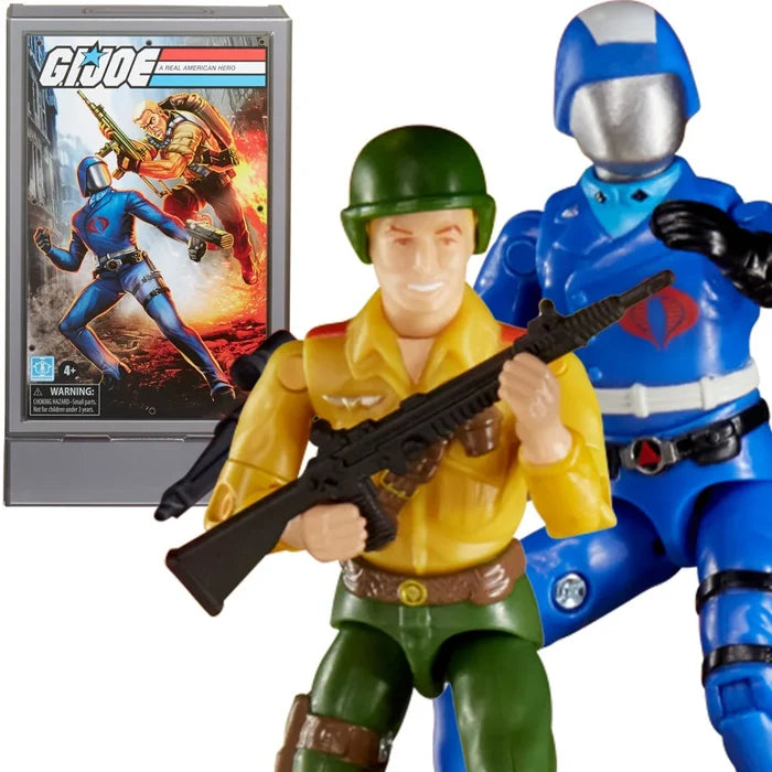 Hasbro G.I.Joe Retro Collection Duke VS Cobra Commander 2 Pack