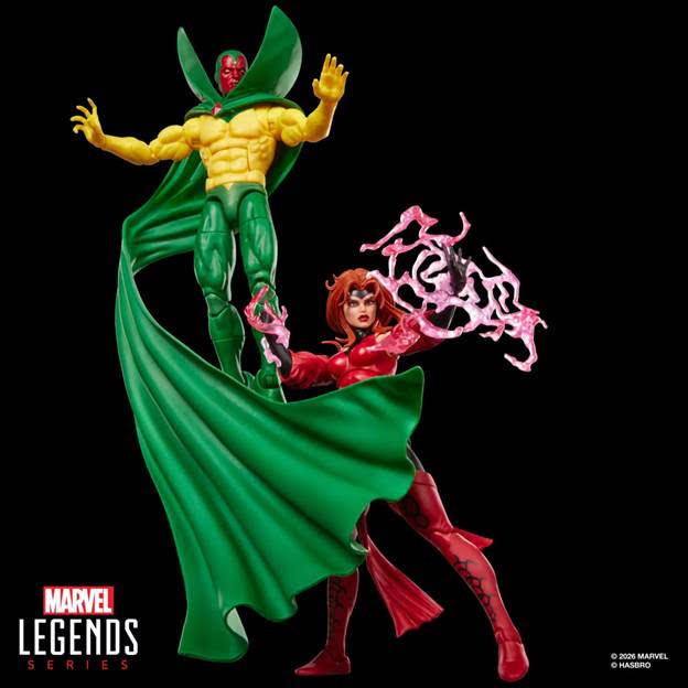 Hasbro Marvel Legends Avengers: The Crossing Vision and Scarlet Witch 2-Pack PRE SALE (October 2026)