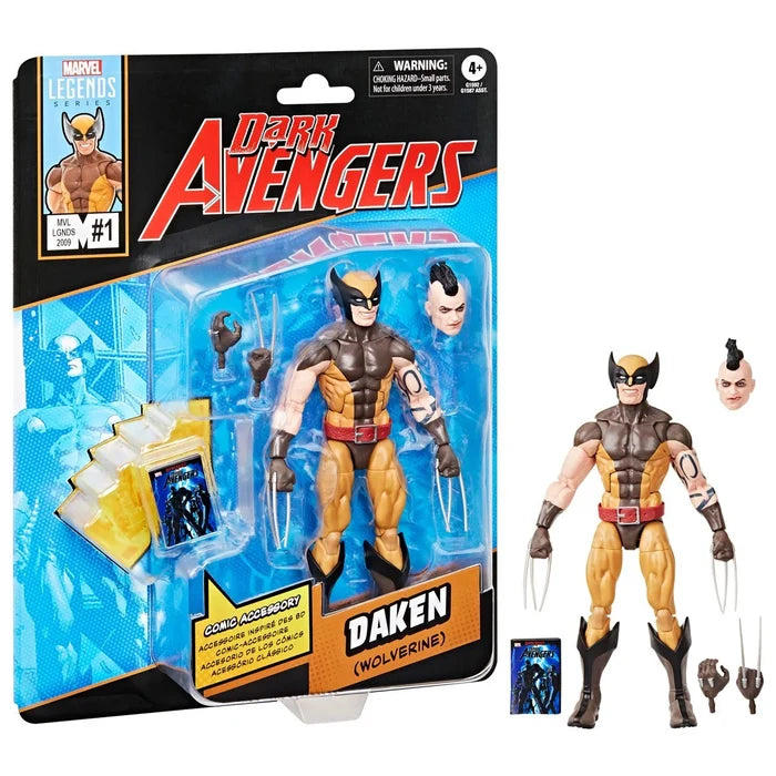 Hasbro Marvel Legends Daken (Wolverine) Dark Avengers Comics Inspired Figure