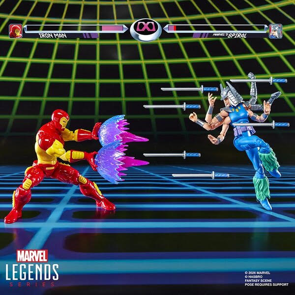 Hasbro Marvel Legends Marvel Games Iron Man vs Spiral PRE SALE (November 2026)