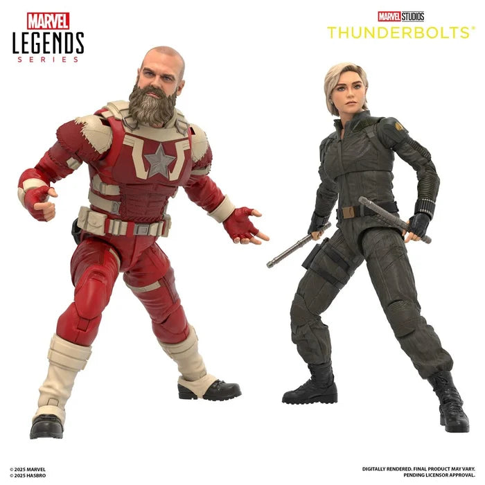 Hasbro Marvel Legends The Thunderbolts* Yelena Bolova & Red Guardian 2 Pack