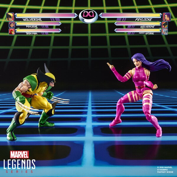 Hasbro Marvel Legends Wolverine vs Psylocke (Marvel Games) 2-Pack PRE SALE (January 2027)
