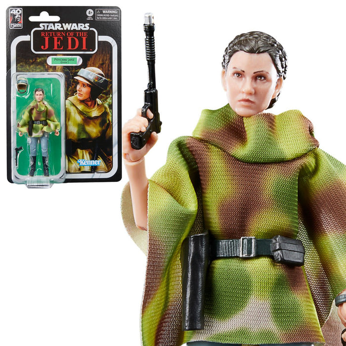 Hasbro Star Wars The Black Series ROTJ 40th Anniversary Leia Endor